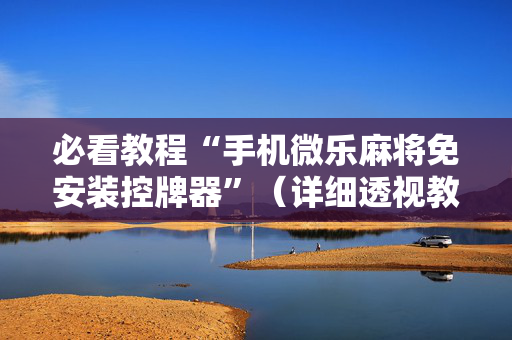 必看教程“手机微乐麻将免安装控牌器”（详细透视教程）-哔哩哔哩