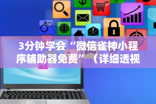 3分钟学会“微信雀神小程序辅助器免费”（详细透视教程）-哔哩哔哩