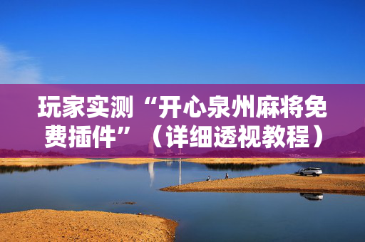 玩家实测“开心泉州麻将免费插件”（详细透视教程）-哔哩哔哩