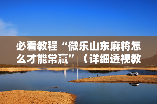 必看教程“微乐山东麻将怎么才能常赢”（详细透视教程）-哔哩哔哩