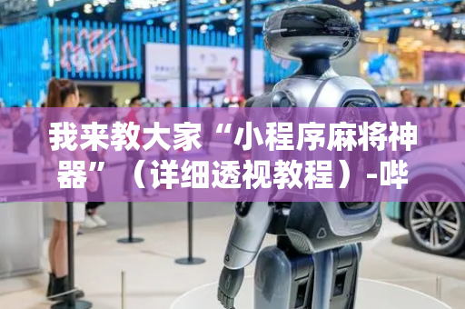 我来教大家“小程序麻将神器”（详细透视教程）-哔哩哔哩
