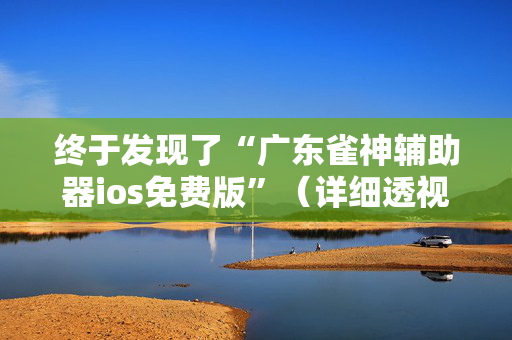 终于发现了“广东雀神辅助器ios免费版”（详细透视教程）-哔哩哔哩