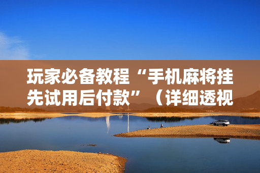 玩家必备教程“手机麻将挂先试用后付款”（详细透视教程）-哔哩哔哩