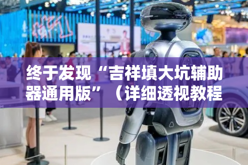 终于发现“吉祥填大坑辅助器通用版”（详细透视教程）-哔哩哔哩