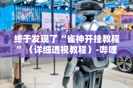 终于发现了“雀神开挂教程”（详细透视教程）-哔哩哔哩