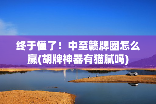 终于懂了！中至赣牌圈怎么赢(胡牌神器有猫腻吗)