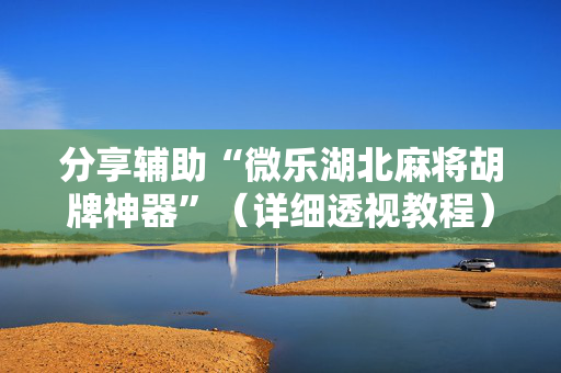 分享辅助“微乐湖北麻将胡牌神器”（详细透视教程）-哔哩哔哩