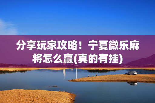 分享玩家攻略！宁夏微乐麻将怎么赢(真的有挂)