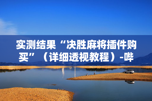 实测结果“决胜麻将插件购买”（详细透视教程）-哔哩哔哩