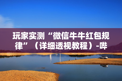 玩家实测“微信牛牛红包规律”（详细透视教程）-哔哩哔哩