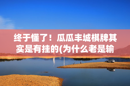 终于懂了！瓜瓜丰城棋牌其实是有挂的(为什么老是输呢)