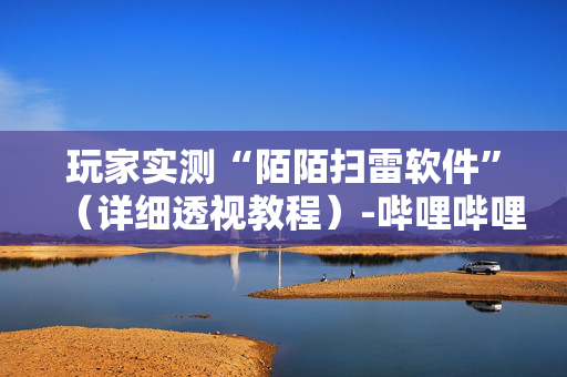 玩家实测“陌陌扫雷软件”（详细透视教程）-哔哩哔哩