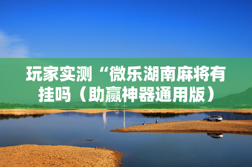 玩家实测“微乐湖南麻将有挂吗（助赢神器通用版）