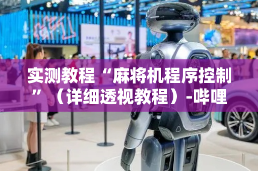 实测教程“麻将机程序控制”（详细透视教程）-哔哩哔哩