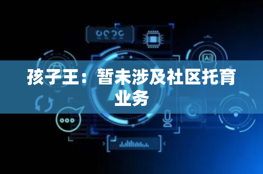 孩子王：暂未涉及社区托育业务