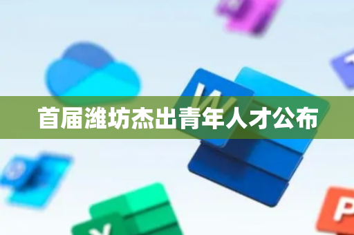 首届潍坊杰出青年人才公布