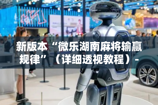 新版本“微乐湖南麻将输赢规律”（详细透视教程）-哔哩哔哩