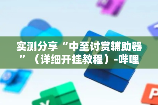 实测分享“中至讨赏辅助器”（详细开挂教程）-哔哩哔哩