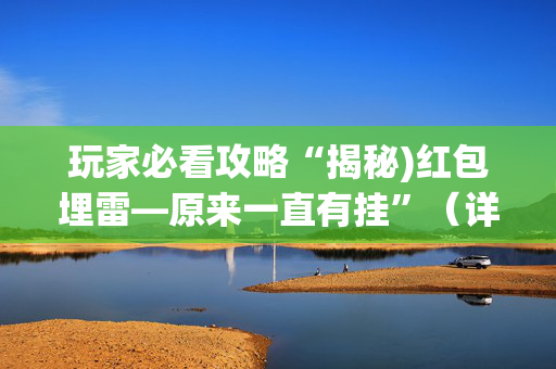玩家必看攻略“揭秘)红包埋雷—原来一直有挂”（详细透视教程）-哔哩哔哩