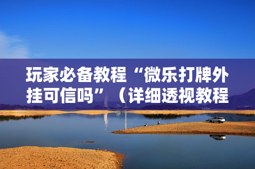 玩家必备教程“微乐打牌外挂可信吗”（详细透视教程）-哔哩哔哩