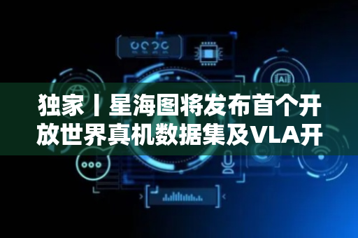 独家丨星海图将发布首个开放世界真机数据集及VLA开源模型