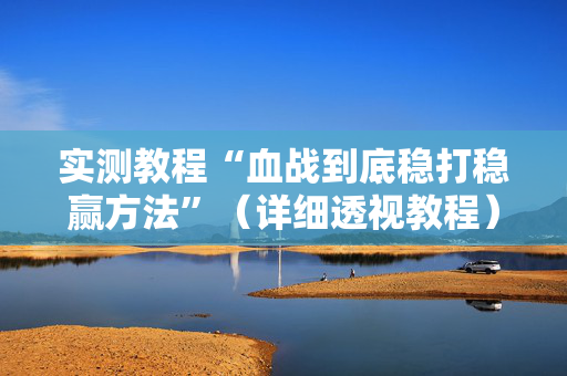 实测教程“血战到底稳打稳赢方法”（详细透视教程）-哔哩哔哩