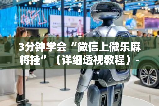 3分钟学会“微信上微乐麻将挂”（详细透视教程）-哔哩哔哩