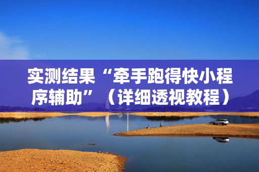 实测结果“牵手跑得快小程序辅助”（详细透视教程）-哔哩哔哩
