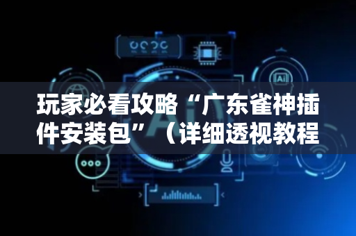 玩家必看攻略“广东雀神插件安装包”（详细透视教程）-哔哩哔哩