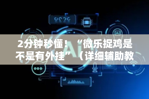 2分钟秒懂！“微乐捉鸡是不是有外挂”（详细辅助教程）-哔哩哔哩