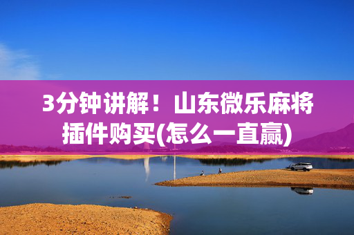 3分钟讲解！山东微乐麻将插件购买(怎么一直赢)