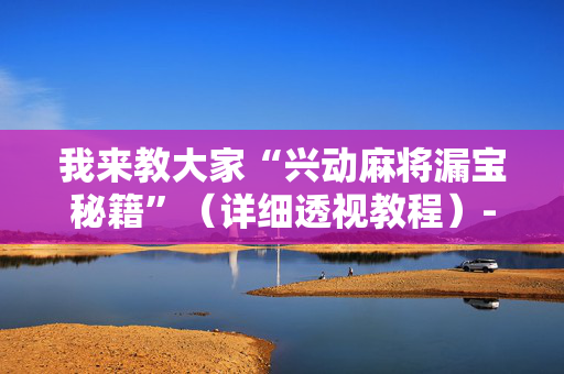 我来教大家“兴动麻将漏宝秘籍”（详细透视教程）-哔哩哔哩