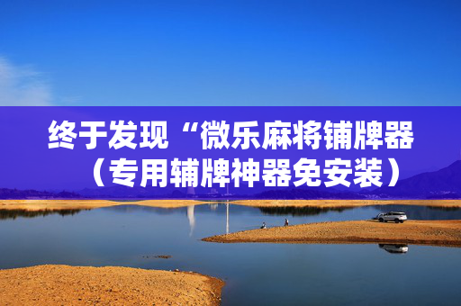 终于发现“微乐麻将铺牌器（专用辅牌神器免安装）