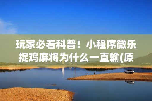 玩家必看科普！小程序微乐捉鸡麻将为什么一直输(原来真的有挂)