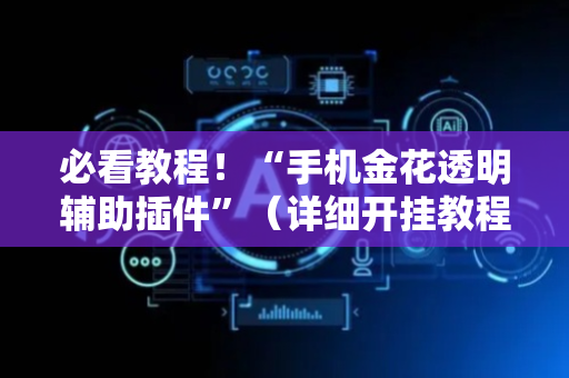 必看教程！“手机金花透明辅助插件”（详细开挂教程）-哔哩哔哩