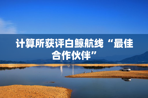 计算所获评白鲸航线“最佳合作伙伴”