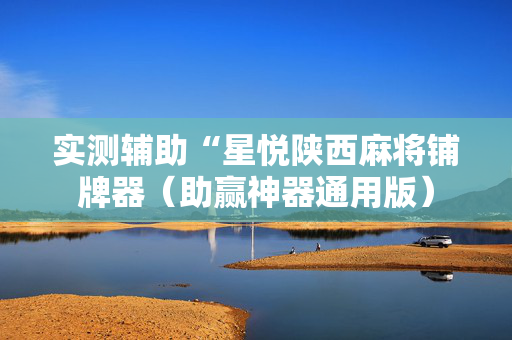 实测辅助“星悦陕西麻将铺牌器（助赢神器通用版）