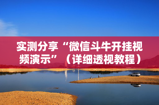实测分享“微信斗牛开挂视频演示”（详细透视教程）-哔哩哔哩