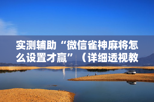 实测辅助“微信雀神麻将怎么设置才赢”（详细透视教程）-哔哩哔哩