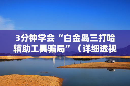 3分钟学会“白金岛三打哈辅助工具骗局”（详细透视教程）-哔哩哔哩