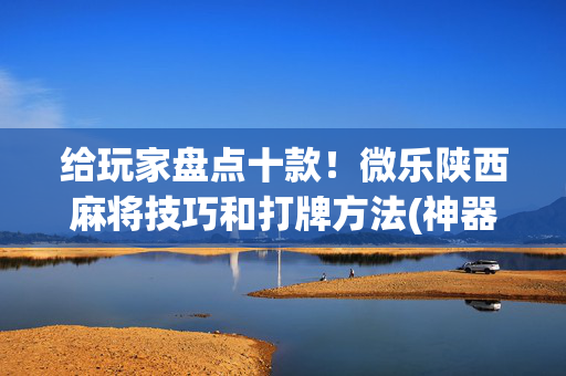 给玩家盘点十款！微乐陕西麻将技巧和打牌方法(神器通用版)