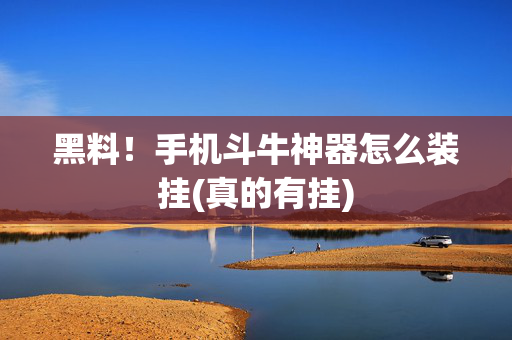 黑料！手机斗牛神器怎么装挂(真的有挂)