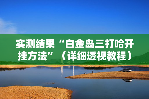 实测结果“白金岛三打哈开挂方法”（详细透视教程）-哔哩哔哩