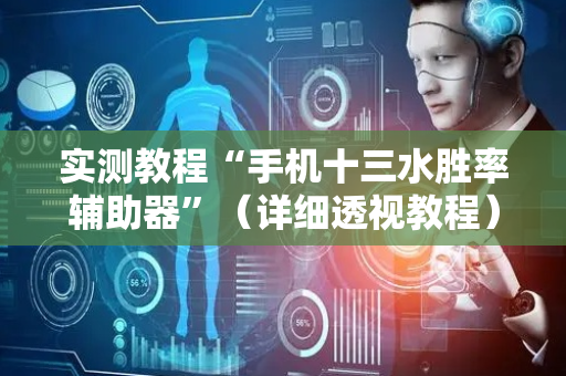 实测教程“手机十三水胜率辅助器”（详细透视教程）-哔哩哔哩