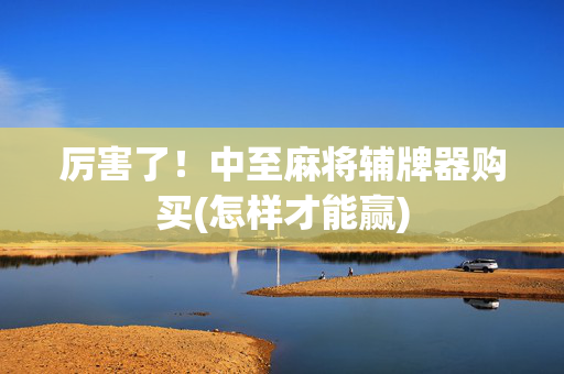 厉害了！中至麻将辅牌器购买(怎样才能赢)