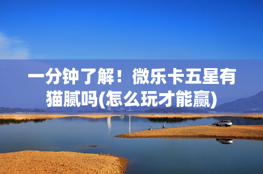 一分钟了解！微乐卡五星有猫腻吗(怎么玩才能赢)