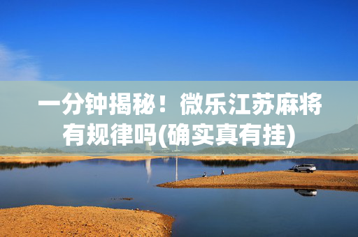 一分钟揭秘！微乐江苏麻将有规律吗(确实真有挂)