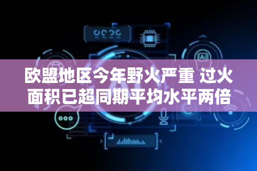 欧盟地区今年野火严重 过火面积已超同期平均水平两倍