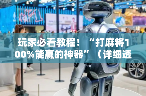 玩家必看教程！“打麻将100%能赢的神器”（详细透视教程）-哔哩哔哩