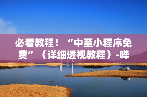 必看教程！“中至小程序免费”（详细透视教程）-哔哩哔哩